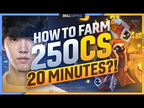 250 CS at 20 MINUTES!? How YOU can FARM like the GOD CHOVY - League of Legends