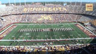Pregame - Minnesota Marching Band - 9/15/12 vs. Western Michigan