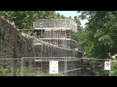 Lastra a Signa, sopralluogo al cantiere di restauro delle antiche mura