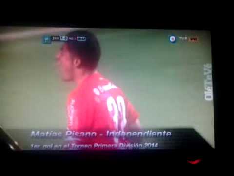 gol de pisano . boca 3_independiente 1_