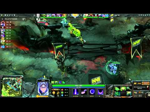 iG vs Na`Vi Game 3, Winner Bracket Semifinals - The International - English Commentary