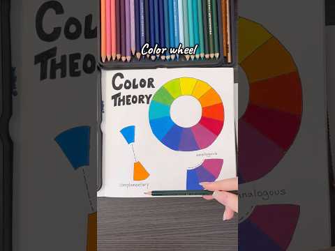 How to use color theory | easy beginner tutorial #colortheory #coloring #coloredpencilart
