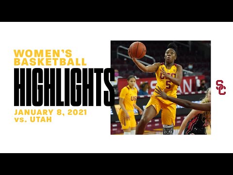 Women’s Basketball: USC 60, Utah 59 - Highlights 1/8/21