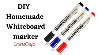 DIY Homemade White Board Marker| Dry erase Marker DIY| How to | School supplies DIY hacks ideas