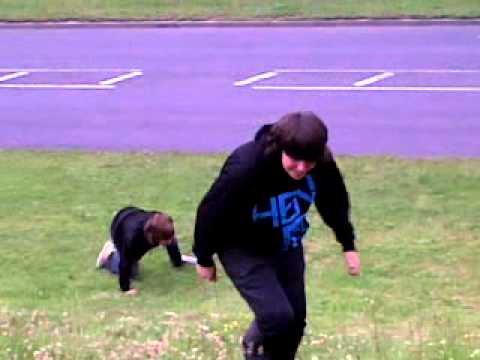 JackassTVWannabe: Jordan 2 Footed Slide Tackle