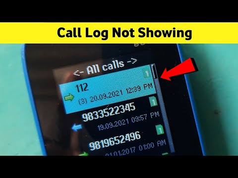 Call Logs not showing or contact Name Not Showing In Call Log Lava Keypad phone  Hero 600 | A1, Gem