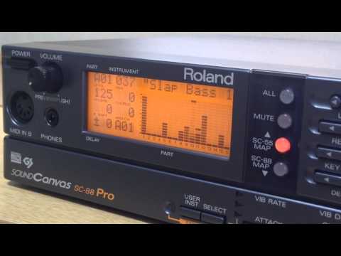 Roland SC-88Pro Sound Canvas Demo