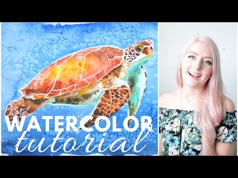 PAINTING TUTORIAL Acrylic Ocean for Beginners | Katie Jobling Art