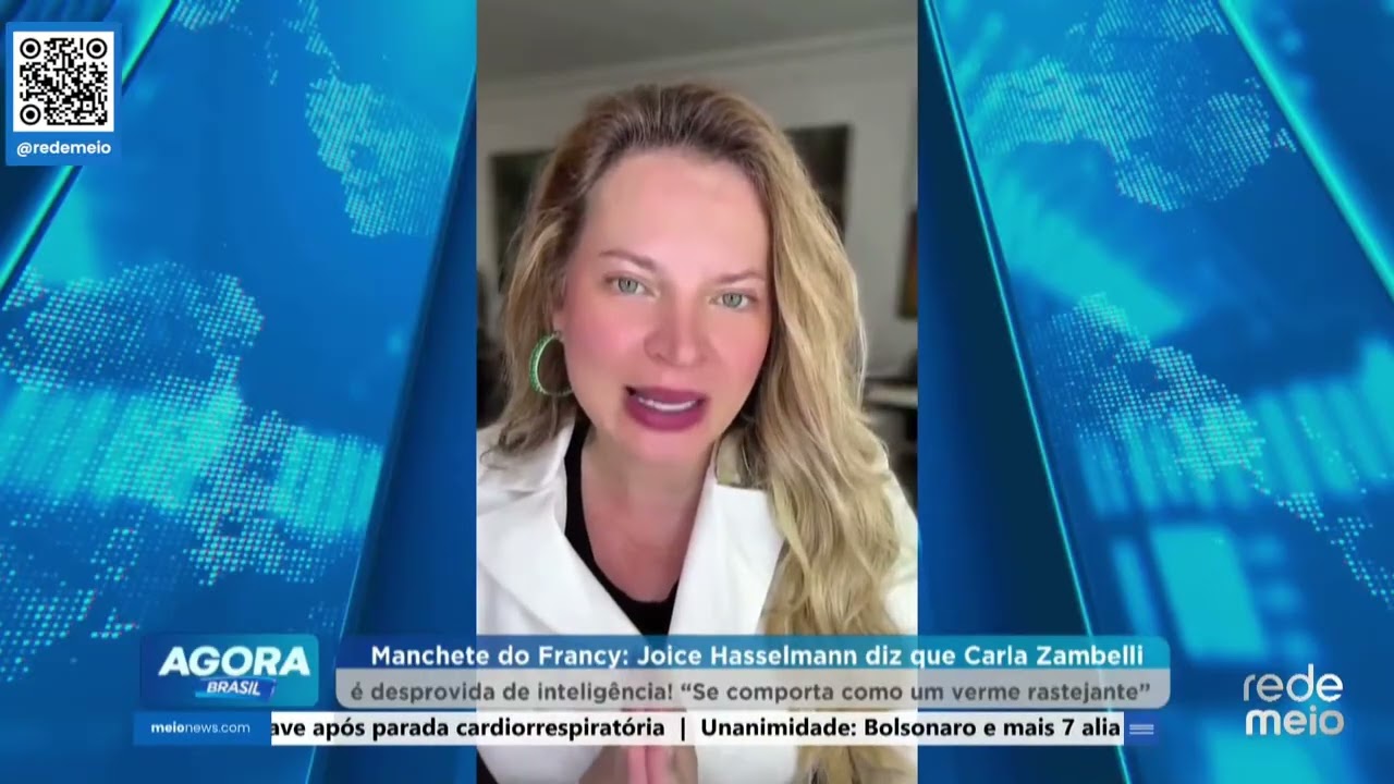 Joice Hasselmann diz que Carla Zambelli é desprovida de inteligência | AGORA BRASIL
