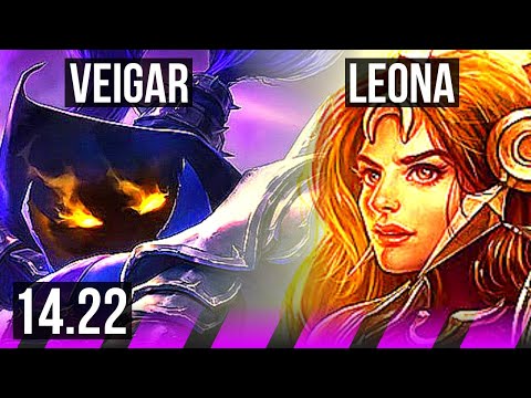 VEIGAR & Caitlyn vs LEONA & Ashe (SUP) | KR Diamond | 14.22