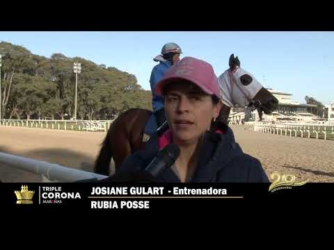 JOSIANE GULART ENTRENADORA - Triple Corona Maroñas 3/9/2023 - POLLA DE POTRANCAS  - RUBIA POSSE