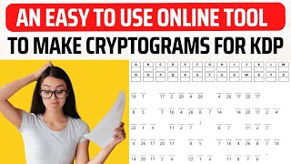 Make Cryptograms For KDP With This Easy To Use Onl