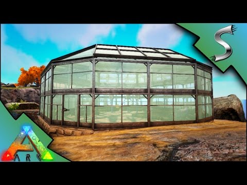 EPIC GREENHOUSE BUILD! DUNG BEETLE TAMING! HUGE FARM! | Ark: Survival Evolved [S3E13]