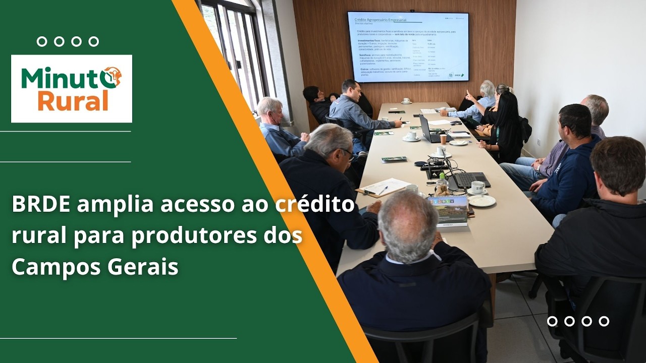 BRDE amplia acesso ao crédito rural para produtores dos Campos Gerais