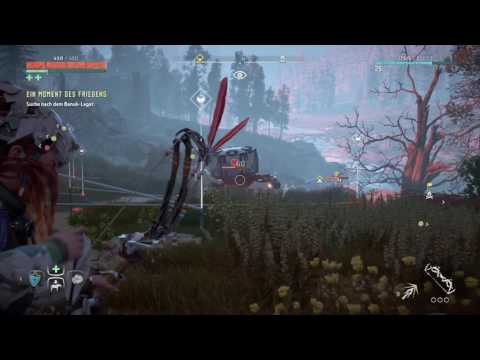 Horizon Zero Dawn™ Kampf mit mehreren Panzerwanderern, Sägezahne und Wächter