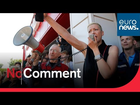 Video. Women protesters in Belarus: 