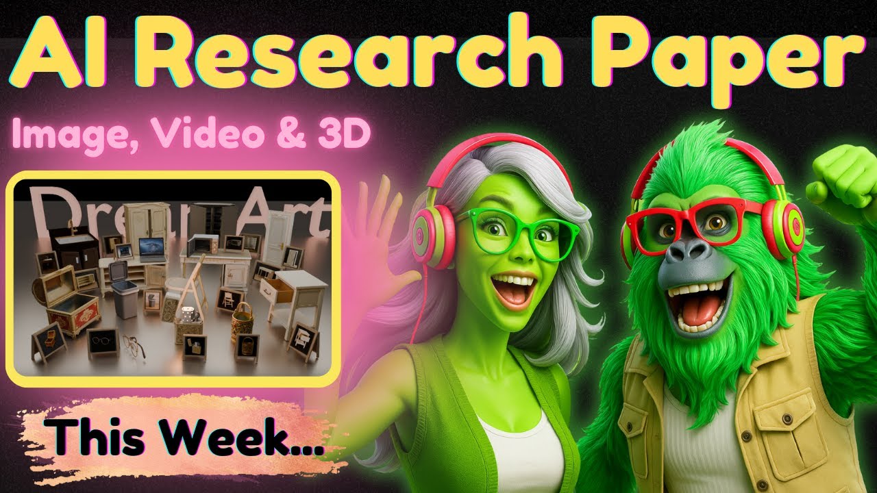 Top AI Research Unveiled: Next-Gen 3D, Video, Audio & Image AI