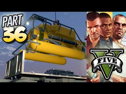 Grand Theft Auto 5 Gameplay Walkthrough Part 36 - STEALING A SUBMARINE (GTA 5 on Xbox 360/PS3)