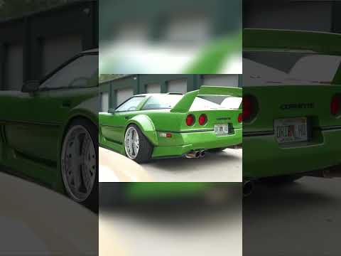 C4 Corvette Transformation - Wide Body & Engine Plans #corvette #rb25 #formuladrift