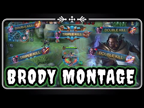 Brody Montage Part 1 | Mobile Legends: Bang Bang | New Hero Update | TorioKid◉‿◉
