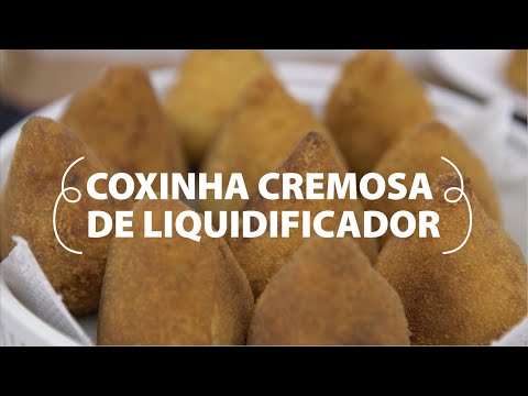Coxinha cremosa de liquidificador