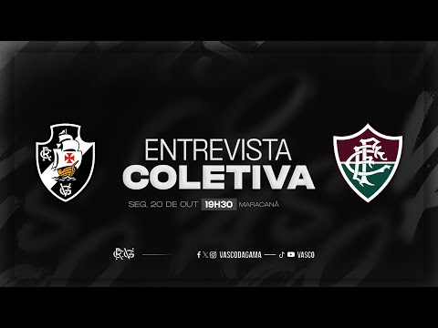ENTREVISTA COLETIVA | VASCO X FLUMINENSE | AO VIVO - VASCOTV