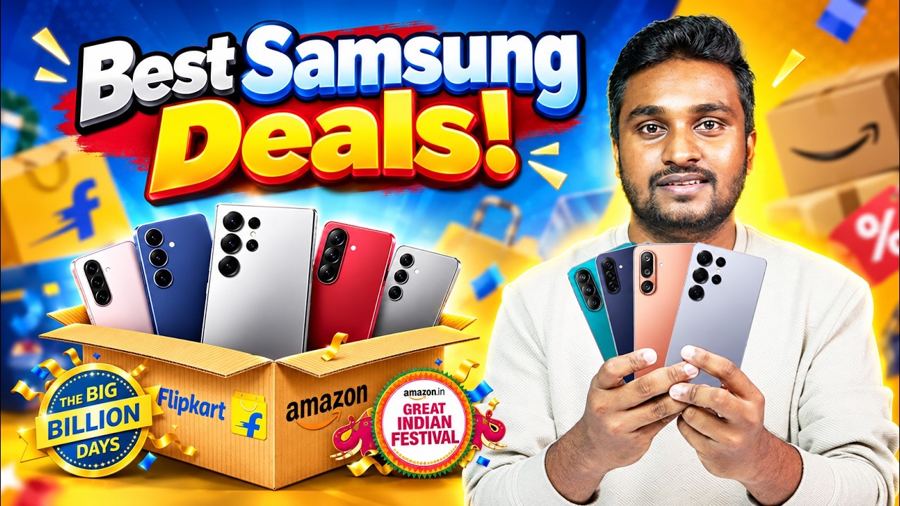 Samsung Best Deals ₹20K–₹1 Lakh🔥Flipkart & Amazon Sale!