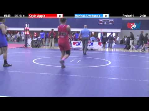 WM 63 KG 5th - Kayla Aggio (OKCU) vs Marisol Arredondo (NT Mavericks)
