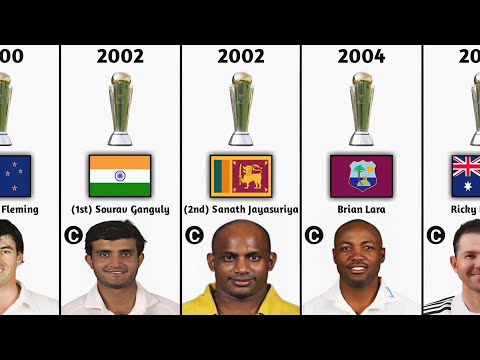 ICC Champions Trophy Winners Captains List | 2025 Champions Trophy | ICC Trophy | Cricket Tournament