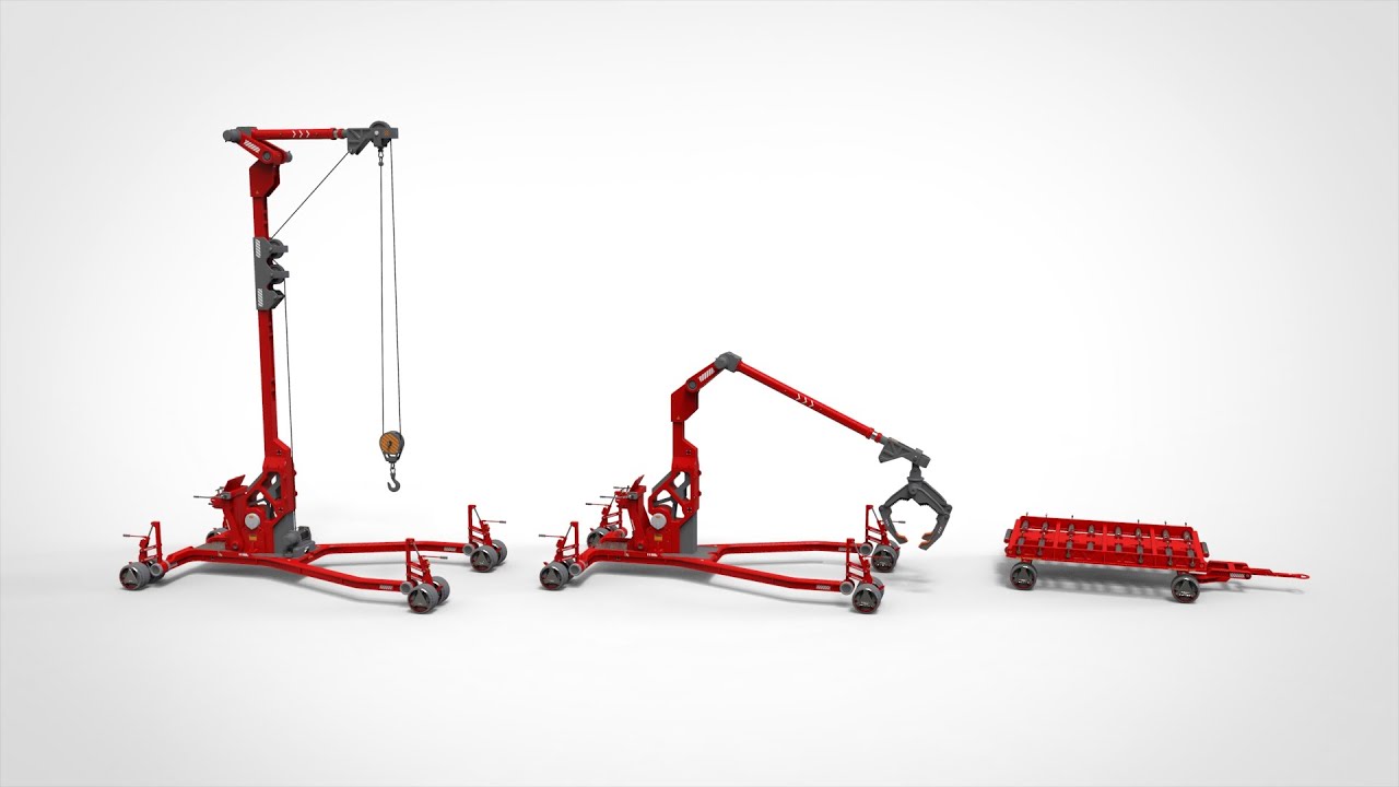 Sci fi lifting and loading equipment 3D Model
