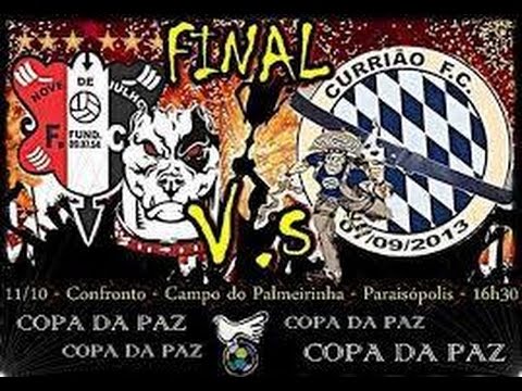 Nove de Julho (0)0x0(3) Currião - Copa da Paz 2014 - FINAL (Futebol de Várzea)