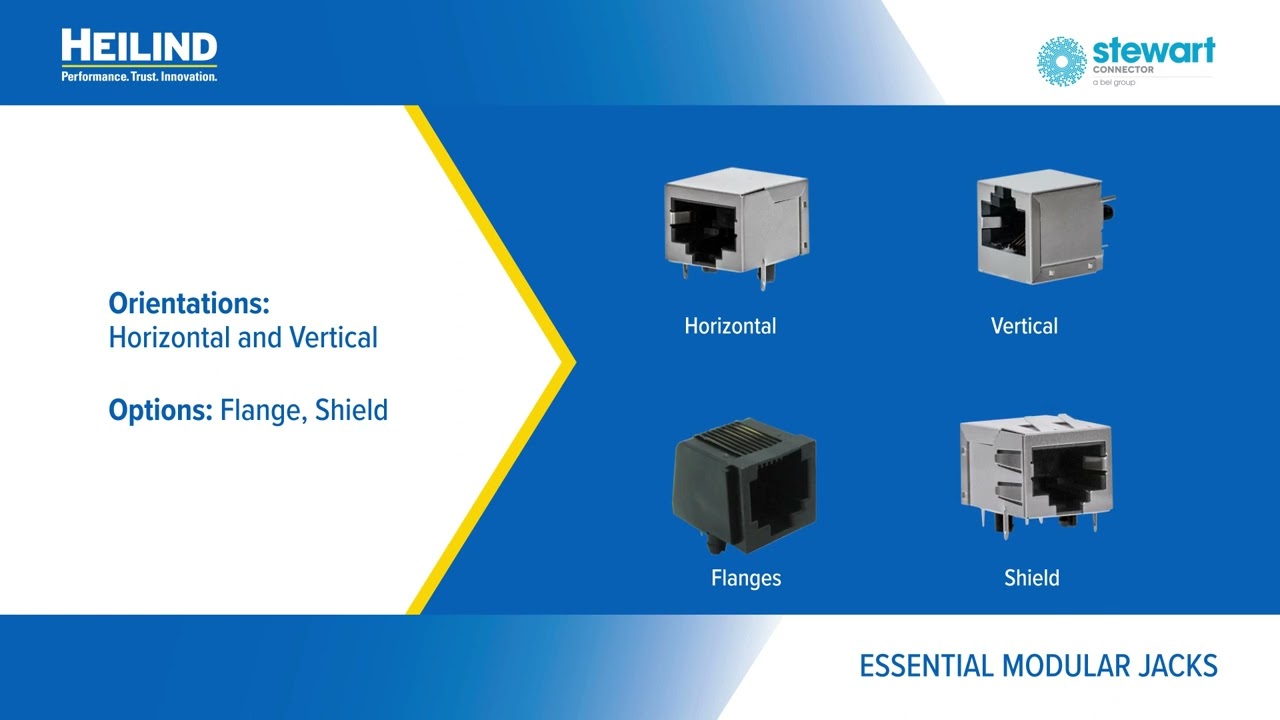 Essential Modular Jacks | Heilind Electronics