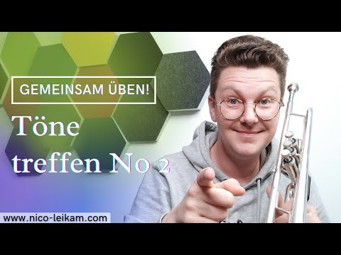 Töne treffen No. 2 | Gemeinsam Trompete üben | Treffsicherheitstraining für Deine Töne 🎺
