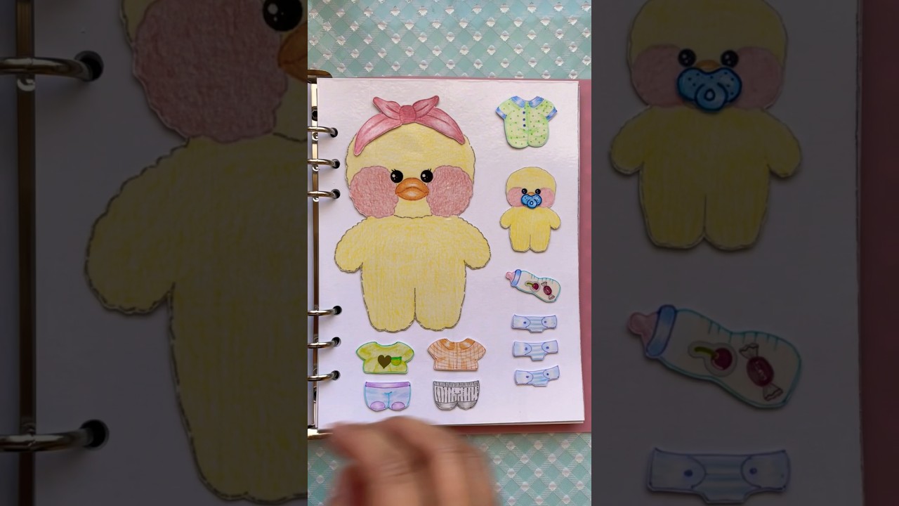 😍 Paper Duck Ideas #paperduck #paperdoll #paperanimals