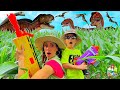 DeeDee and Matteo Dinosaur Adventure For Kids