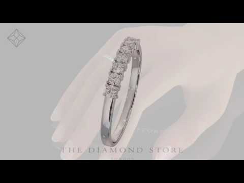 FT32 - Chloe 7 Stone Diamond Eternity Ring 0,30ct