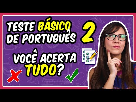 TESTE BÁSICO 2! Você consegue GABARITAR as questões de PORTUGUÊS?! || Prof. Letícia Góes