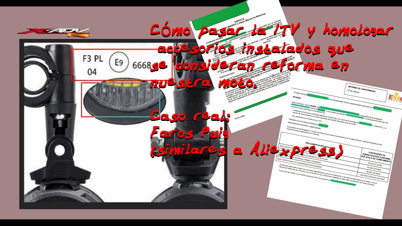 Cómo incluir en ficha técnica instalaciones y reformas pasando ITV - Homologación de accesorios