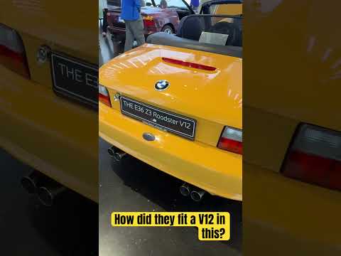 BMW Installed a V12 Engine in a BMW Z3