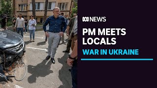 Prime Minister Anthony Albanese visits war-affected towns in Ukraine | ABC News