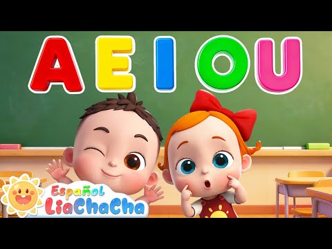 The Laughter of the Vowels | Learn the Vowels | LiaChaCha in Spanish - Children's Songs