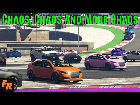 Chaos, Chaos And More Chaos - Gta 5 Racing Live!