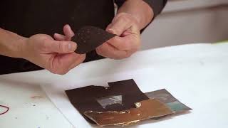 Mixed Media Tutorial - Earth Art, How to Make Art with Recycled Materials