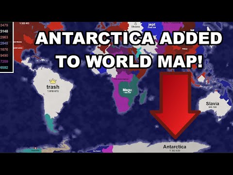 New! Antarctica Added To Updated World Map! Winning Strategy! Territory Games io - Territorial IO