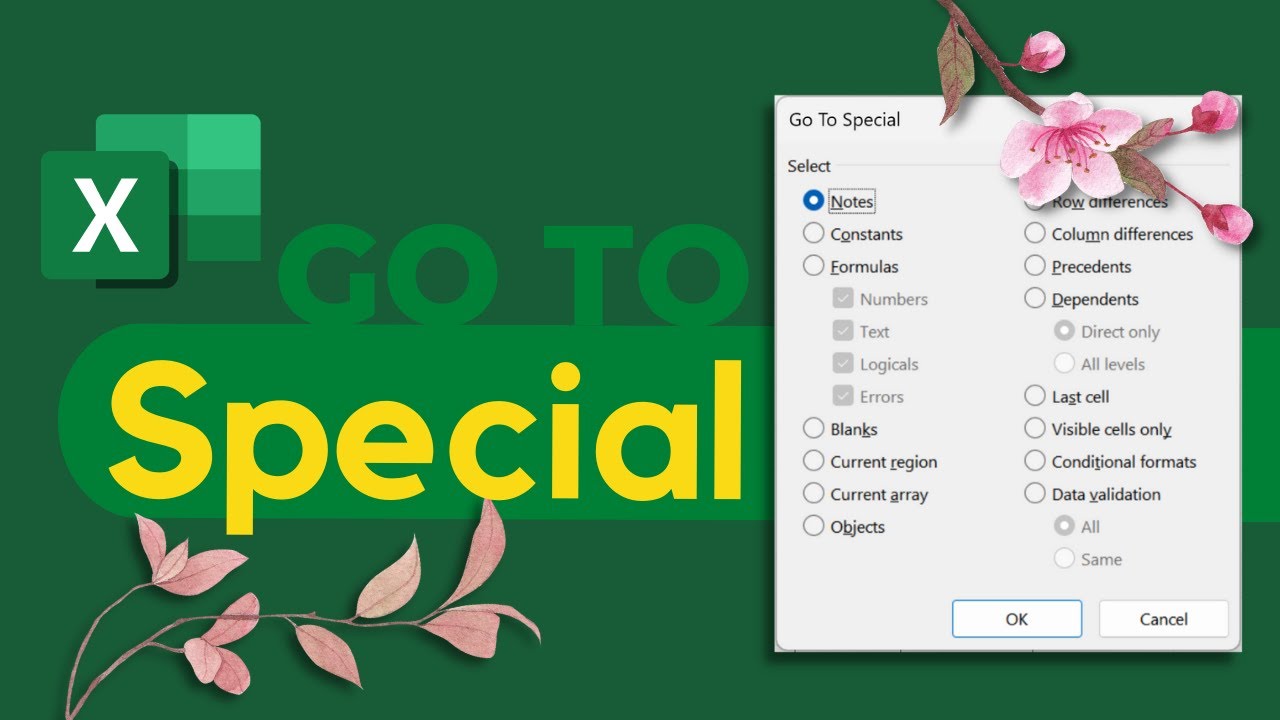Excel Go To Special - secrets and best practices