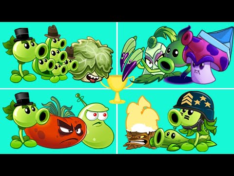 Tournament 04 Team Plant (Team Headbutter Vs 03 Team Plant) - Who Will Win? - PvZ 2 Team Plant