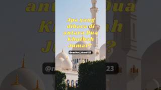Download lagu Apa yang Dibaca antara Dua Khutbah Jumat? #shorts #kajian mp3