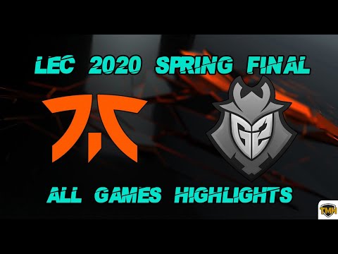 Fnatic vs G2 All Games Highlights LEC 2020 Spring Final