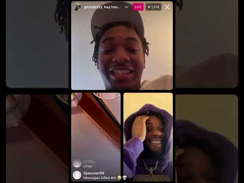 Bizzy Banks & Kha Structure Clowning TG Flockaa On IG Live After Sma***** His Girl 😱
