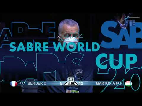 Budapest 2021 SWS - GOLD - Berder FRA v Marton HUN